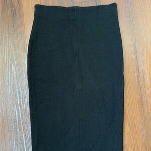 Wilfred Black Ponte Pencil Skirt